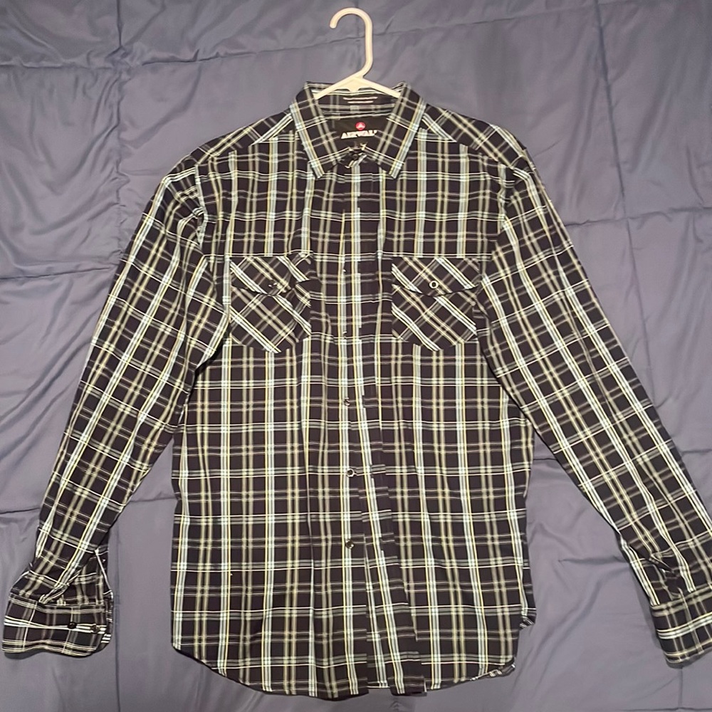 Mens Large Airwalk Button Down Shirt